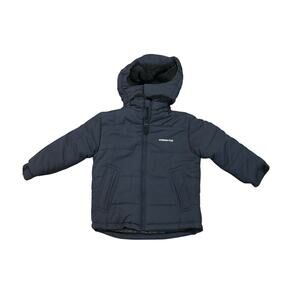 NWT London Fog Boys Hooded Puffer Jacket Faux Fur L217E51 Navy Blue Size M (5/6)